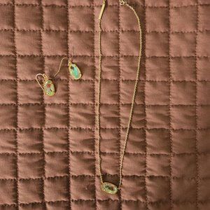 KENDRA SCOTT ELISA NECKLACE AND LEE EARRING SET